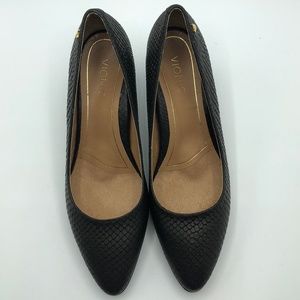 Vionic Madison Mia Black Snake NEW